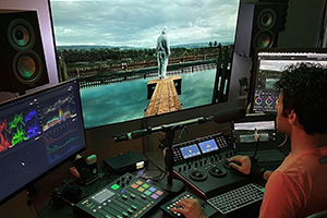 A professional rider on a horse